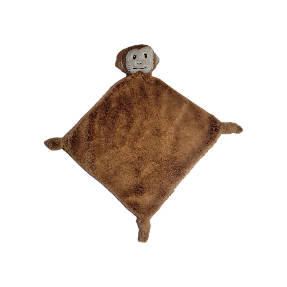 Nature Planet Brown Monkey Baby Lovey Security Blanket Lovie Replacement Plush
